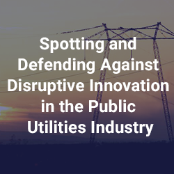 Spotting and Defending Against Disruptive Innovation in the Public Utilities Industry