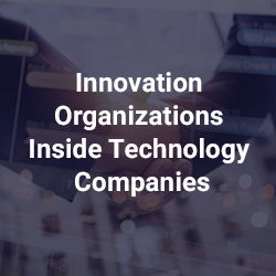 Innovation Organizations Inside Technology Companies